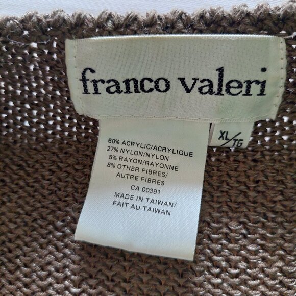 VINTAGE Franco Valeri Sequined Beaded Sweater, Size L - Picture 5 of 10